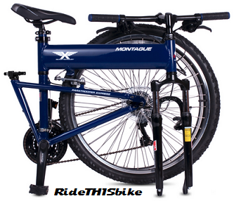 Paratrooper Express bicycle folded