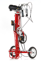 CarryAll adult folding trike - folded