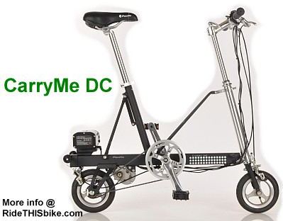 CarryMe DC folding e-bike