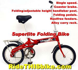 Ultra light folding bike