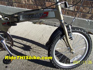 Ultralite folding bike