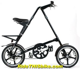 black Strida LT folding bike