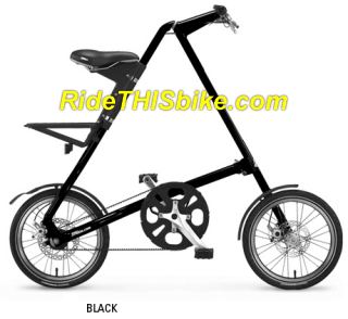 Strida 5.0 in black - folded
