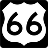 Route 66 sign