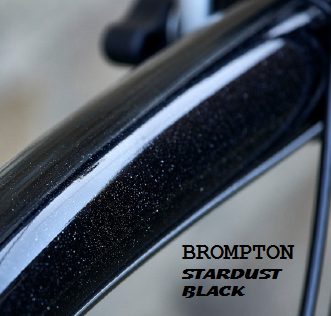 Brompton Stardust Black finish introduced for 2016 model year